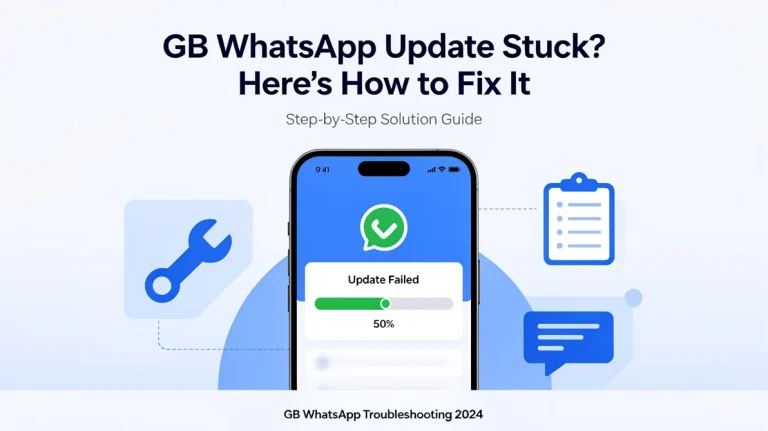 GB WhatsApp Update Stuck? Here’s How to Fix It